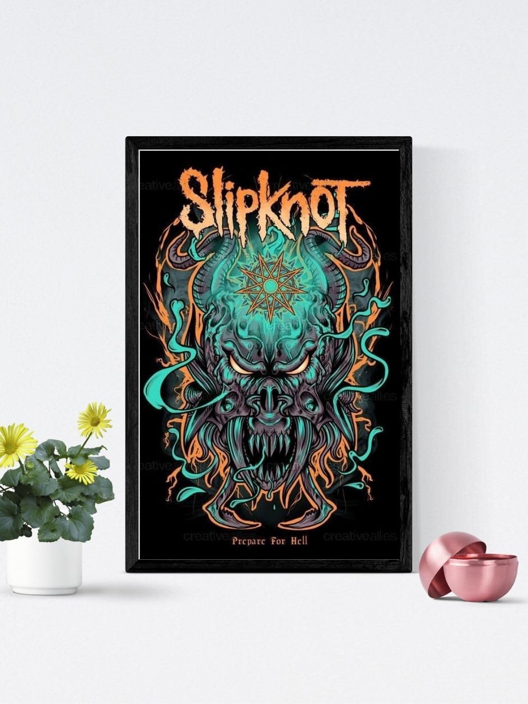 Soulhouse Slipknot 'Prepare for Hell' Tour Art Poster - Dark